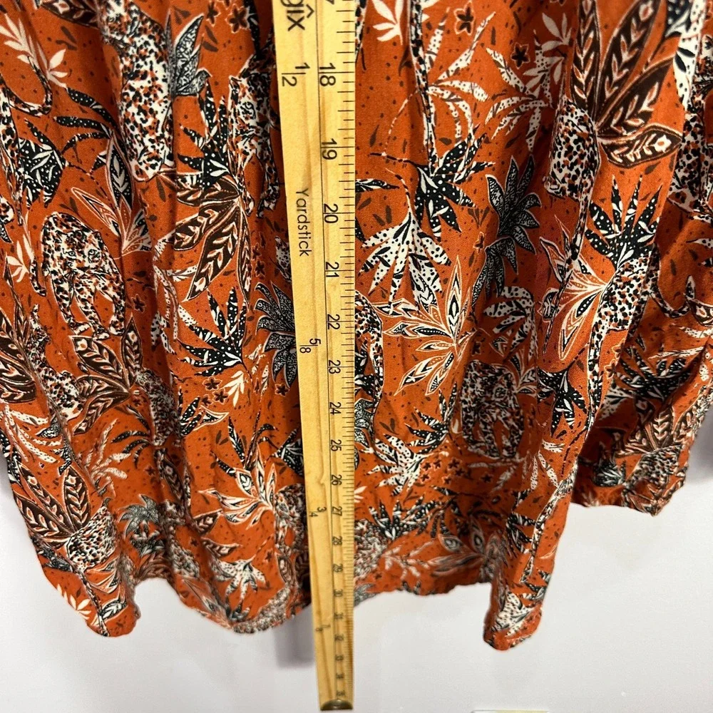 beachlunchlounge orange floral